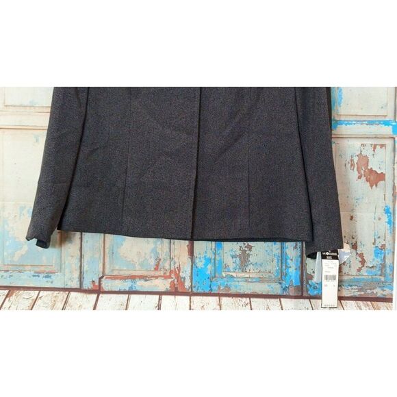 Sag Harbor Womens Size 16 Gray Long Sleeve Mid Length One Piece Suit Jacket - Picture 6 of 10